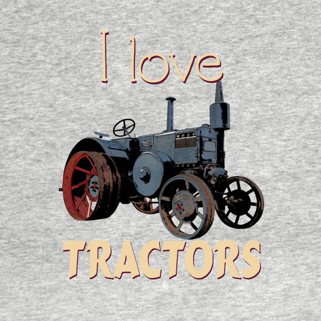 Lanz Bulldog tractor graphic by seadogprints